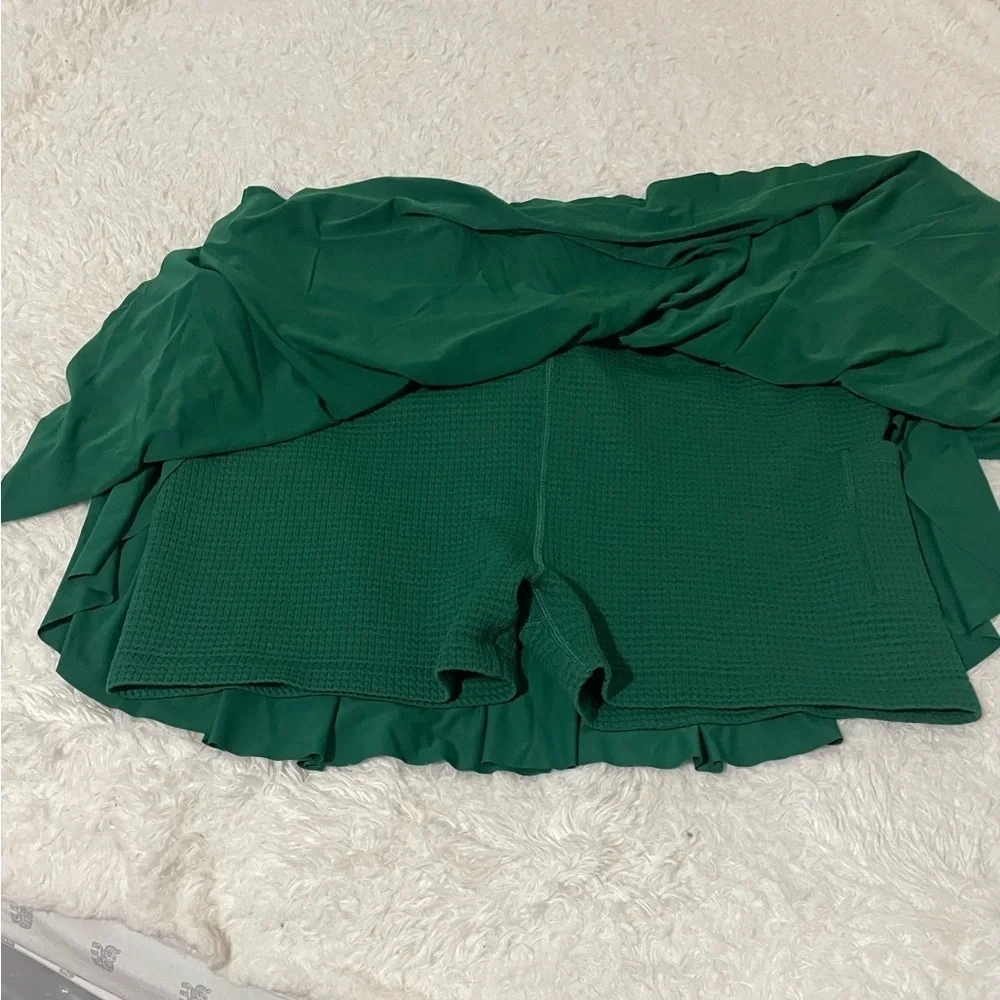 All in Motion Emerald Skater Skirt